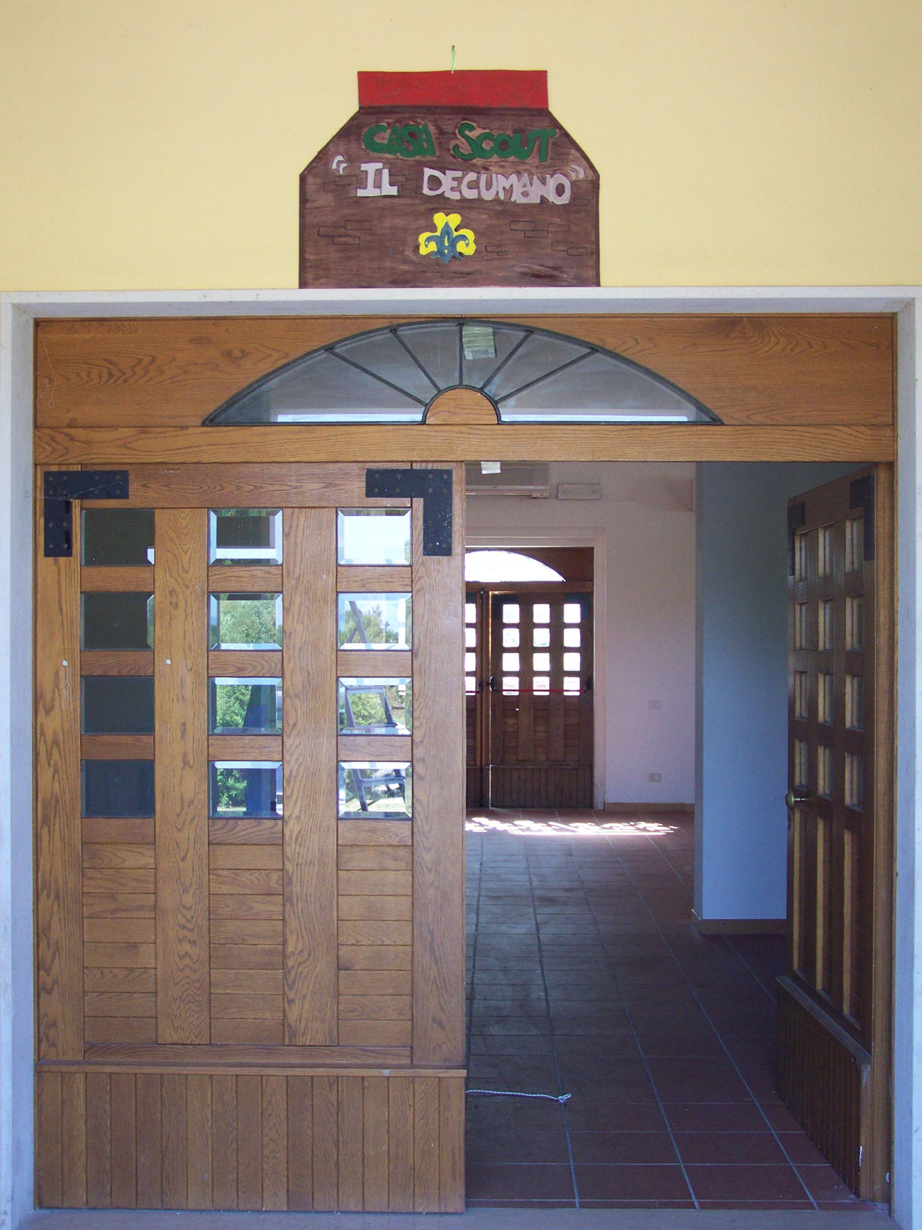 la porta di ingresso
